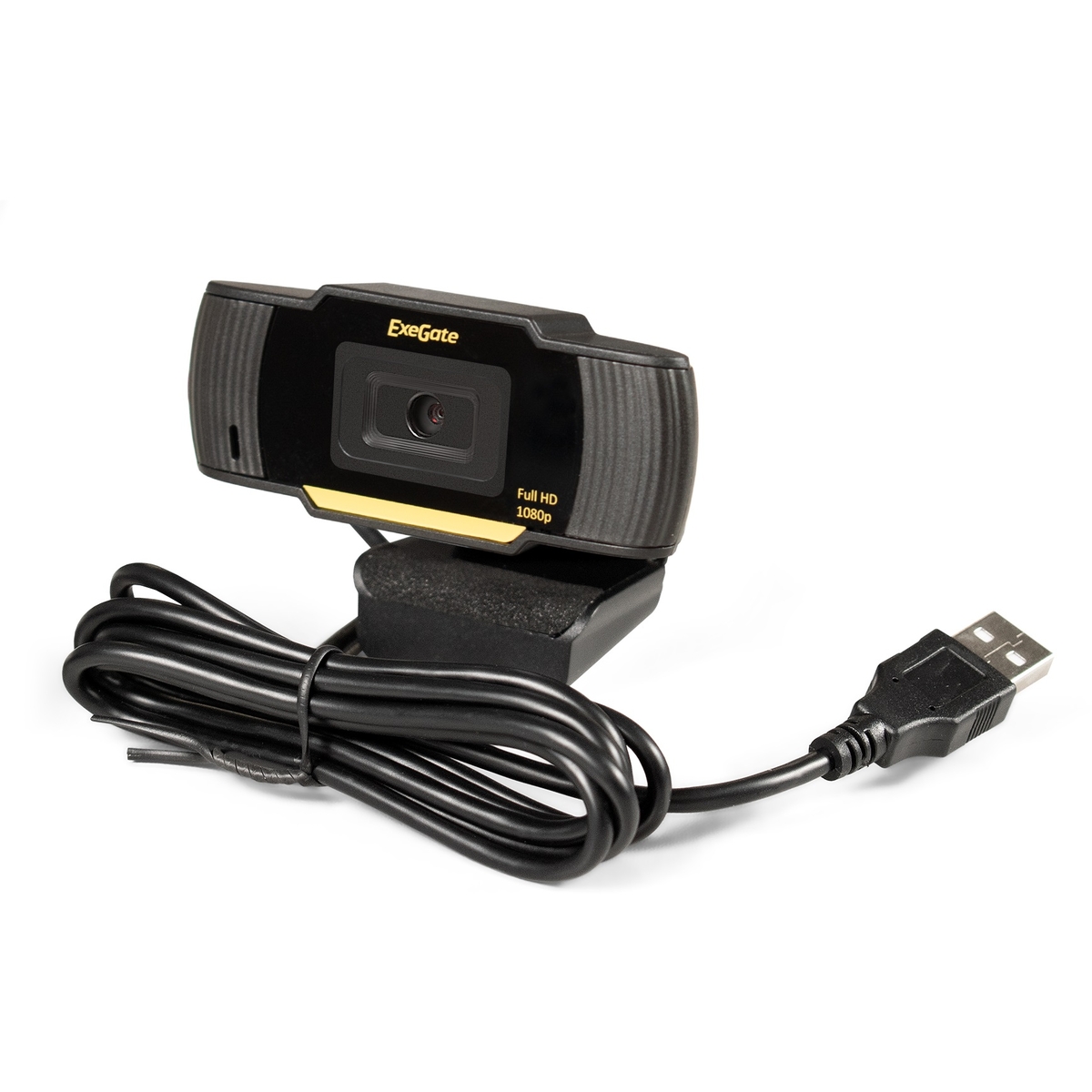 Веб-камера ExeGate GoldenEye C920 FullHD (EX286182RUS) веб камера 60fps 1080p автофокус потоковое hd веб камера emeet c970 со штативом и микрофоном мини камера для ноутбука настольный пк