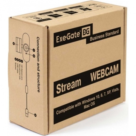 Веб-камера ExeGate Stream C940 2K T-Tripod (EX287380RUS) - фото 4
