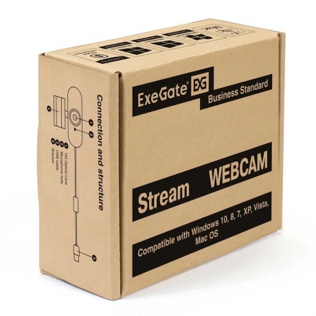 Веб-камера ExeGate EX287383RUS Stream HD 4000 4K UHD T-Tripod (EX287383RUS) - фото 6