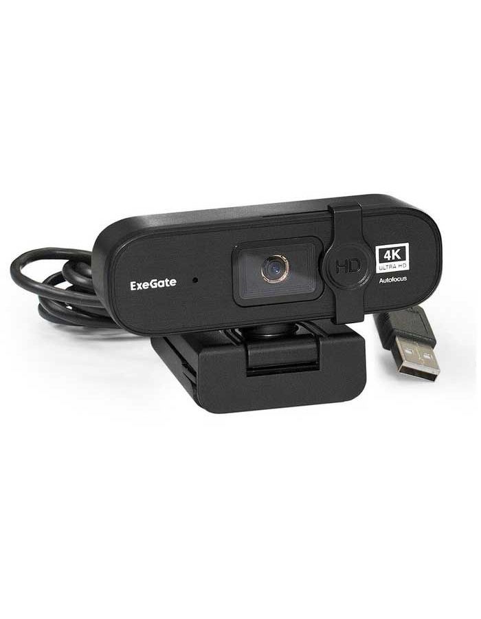 Веб-камера ExeGate EX287383RUS Stream HD 4000 4K UHD T-Tripod (EX287383RUS) камера jabra panacast 8100 119 для видеоконференций 180° panoramic 4k 3 камеры