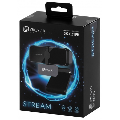 Веб-камера Oklick OK-C21FH черный - фото 12