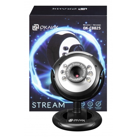 Веб-камера Oklick OK-C8825 черный - фото 14