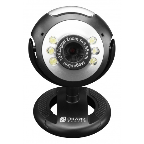 Веб-камера Oklick OK-C8825 черный - фото 7