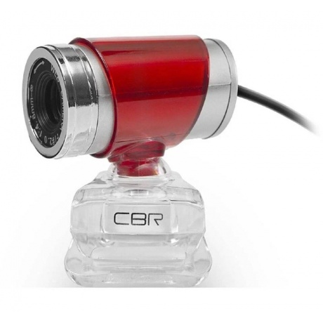 Веб-камера CBR CW 830M Red - фото 5