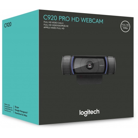 Веб-камера Logitech HD Pro Webcam C920 Black (960-000998) - фото 13