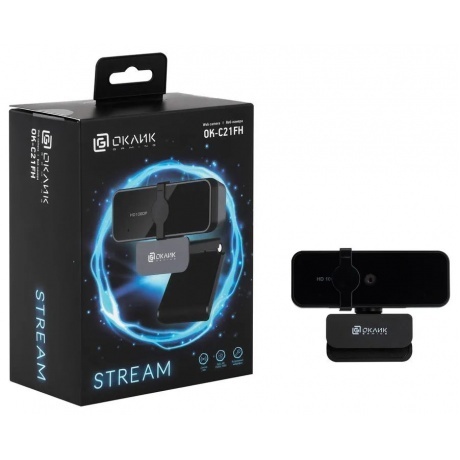 Веб-камера Oklick OK-C21FH черный (1455507) - фото 11