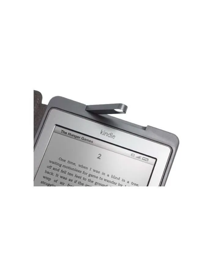 Чехол Amazon Kindle Touch Lighted Leather Cover Black - фото 3