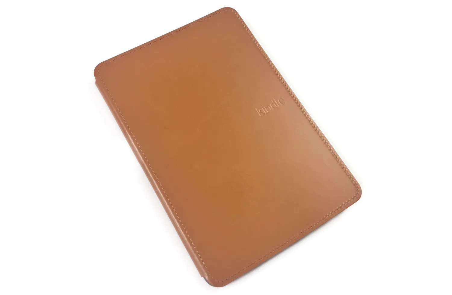 Чехол Amazon Kindle Touch Lighted Leather Cover Saddle Tan
