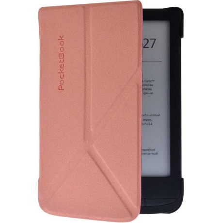 Чехол PocketBook для моделей 616/627/632 розовый (PBC-627-PNST-RU) - фото 2