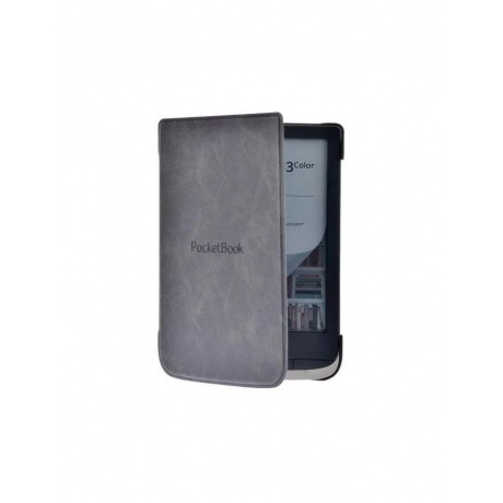 Чехол для PocketBook 606/616/628/632/633 серый (PBC-628-DG-RU) - фото 2