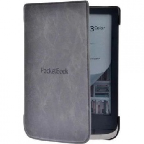 Чехол для PocketBook 606/616/628/632/633 серый (PBC-628-DG-RU) - фото 2