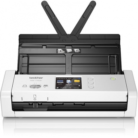 Сканер Brother ADS-1700W (ADS1700WTC1) серый/черный - фото 1