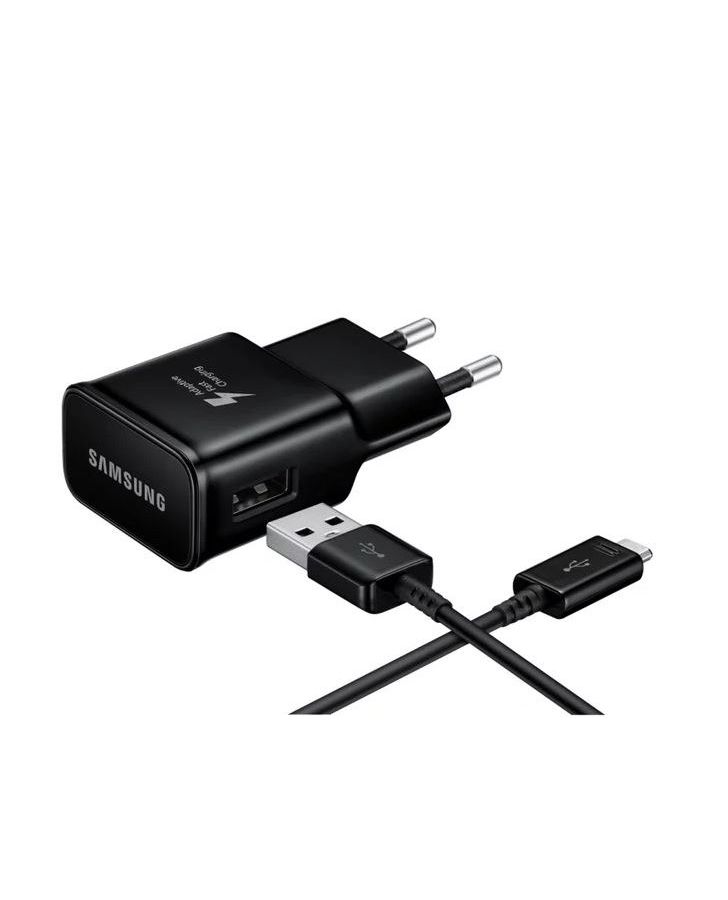 цена Сетевое зарядное устройство Samsung 2A c кабелем USB Type-C EP-TA20EBECGRU Black