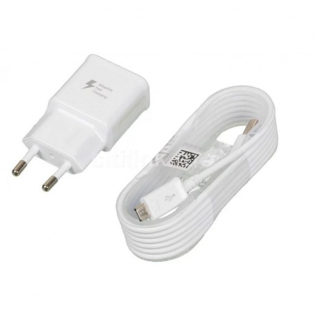 Сетевое зарядное устройство Samsung 2A c кабелем USB Type-C EP-TA20EWECGRU White - фото 3
