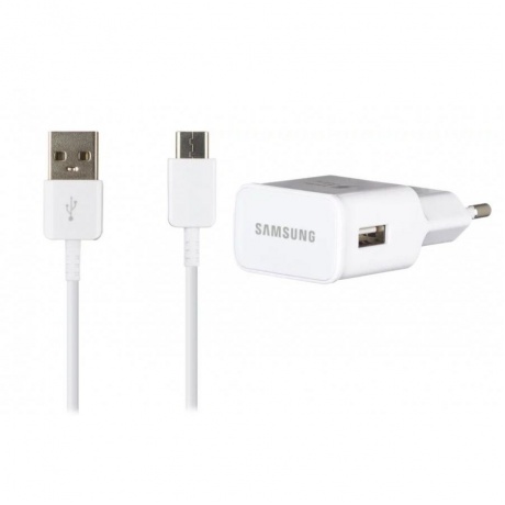 Сетевое зарядное устройство Samsung 2A c кабелем USB Type-C EP-TA20EWECGRU White - фото 4