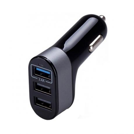 АЗУ Mango Device высокой мощности (gold, 5.1A 3-Port USB Car Charger) - фото 2
