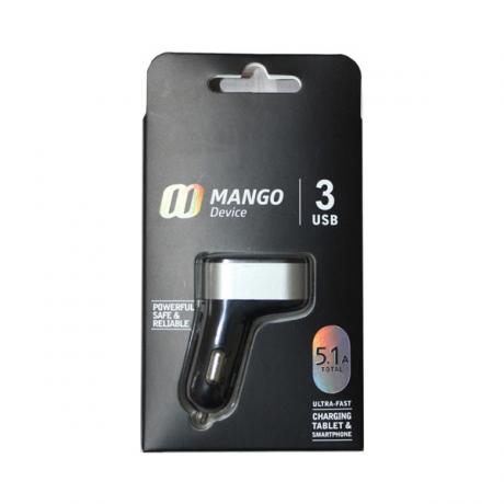 АЗУ Mango Device высокой мощности (gold, 5.1A 3-Port USB Car Charger) - фото 3