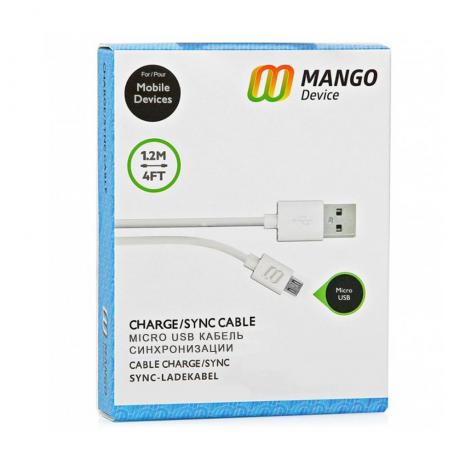 Кабель Mango Device с разъемом micro USB (белый) - фото 2