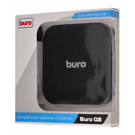 Беспроводное зарядное устройство Buro Q8 1A Black - фото 7