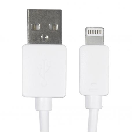 Автомобильное зарядное устройство Partner USB 1A +Apple 8pin кабель - фото 4