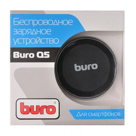 Беспроводное зар./устр. Buro Q5 1.0A универсальное кабель microUSB черный - фото 6