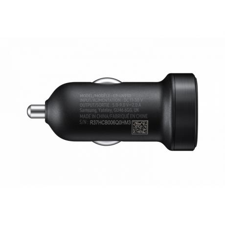 Автомобильное зар./устр. Samsung EP-LN930CBEGRU 2A+1.67A универсальное кабель USB Type C черный - фото 5