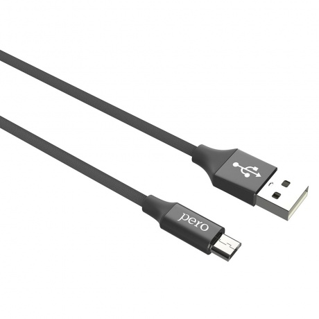 Дата-кабель PERO DC-02 micro-USB, 2А, 1м, черный - фото 2