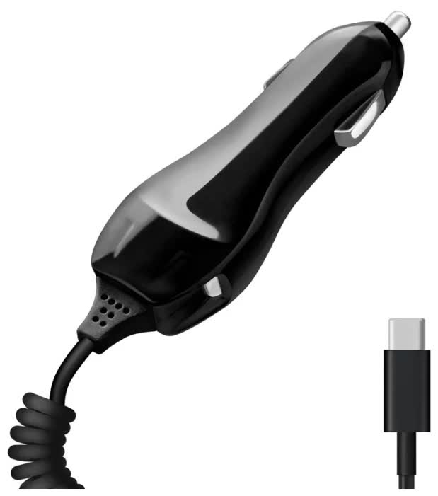 Автомобильное зарядное устройство Deppa USB Type-C 2.1A черный от Kotofoto