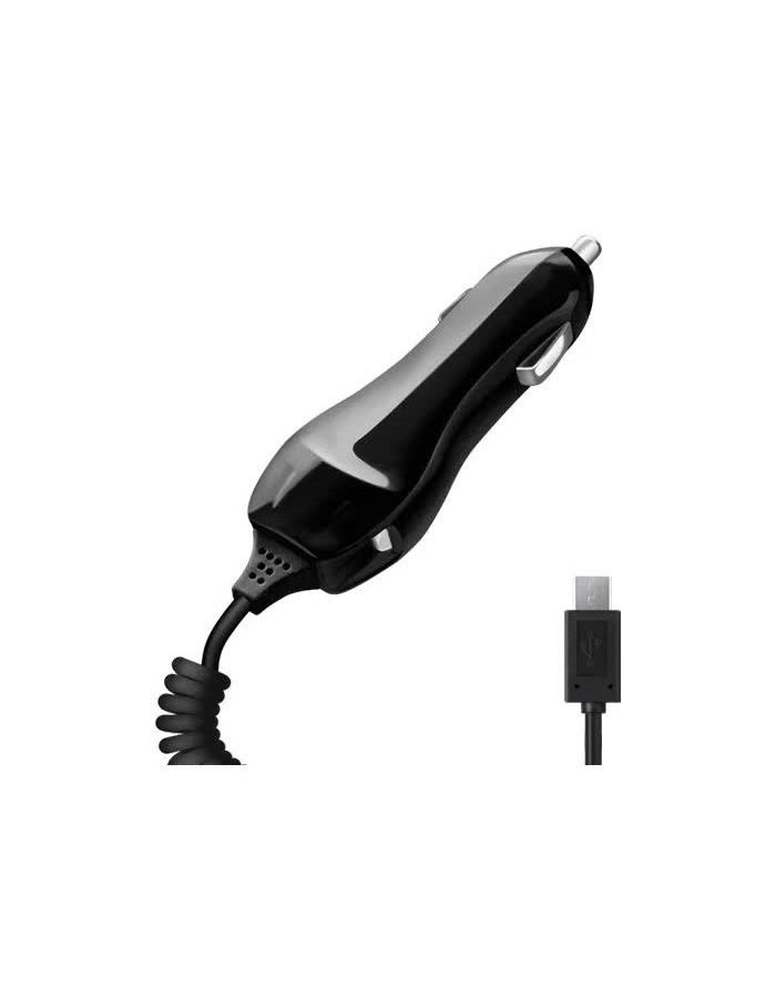 Автомобильное зарядное устройство Deppa microUSB 2.1A черный цена и фото