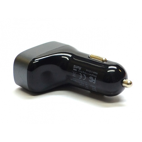 Автомобильное зарядное устройство Momax Polar Light Series Car Charger 3 USB 4.4A Чёрный - фото 2