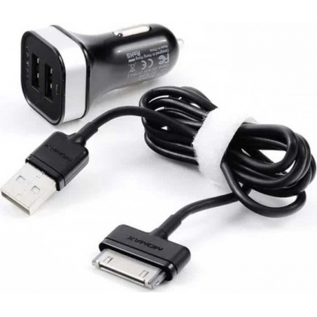 Автомобильное зарядное устройство Momax USB на 1А Car Charger for iPhone/iPod (SCC011AAPMFI) Чёрный - фото 2
