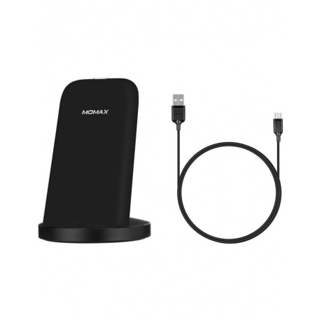 Сетевое зарядное устройство Momax Q.Dock 2 Fast Wireless Charger UD5 Чёрный - фото 2