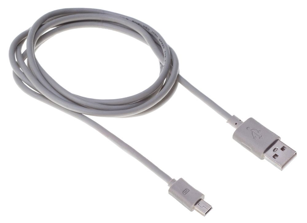 цена Кабель Buro BHP RET USB_MINI18 USB A(m) mini USB B (m) 1.8м серый