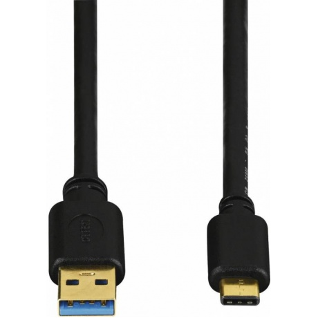 Кабель Hama H-135735 00135735 USB Type-C (m) USB 3.1 A(m) 0.75м черный - фото 1