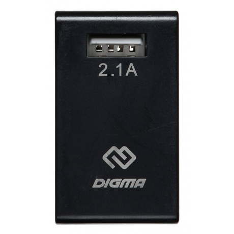Сетевое зарядное устройство Digma DGWC-1U-2.1A-BK 2.1A черный - фото 5