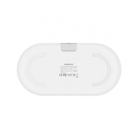 Беспроводное зарядное устройство Momax Q.Pad Dual Wireless Charger UD10 White - фото 2