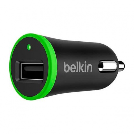 Автомобильное зарядное устройство Belkin F7U002bt06-BLK Black - фото 1