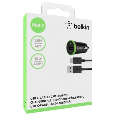 Автомобильное зарядное устройство Belkin F7U002bt06-BLK Black - фото 5
