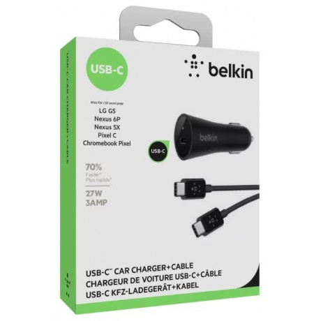 Автомобильное зарядное устройство Belkin F7U026bt04-BLK Black - фото 6