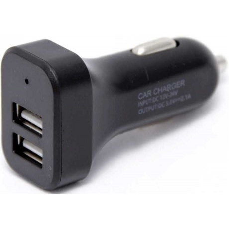 

Автомобильное зарядное устройство Wiiix UCC-2-15B 1.2A+2.1A универсальное черный
