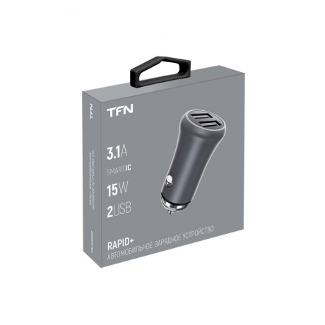 Автомобильное зарядное устройство TFN2 RAPID 3.1A grey б/кабеля - фото 2