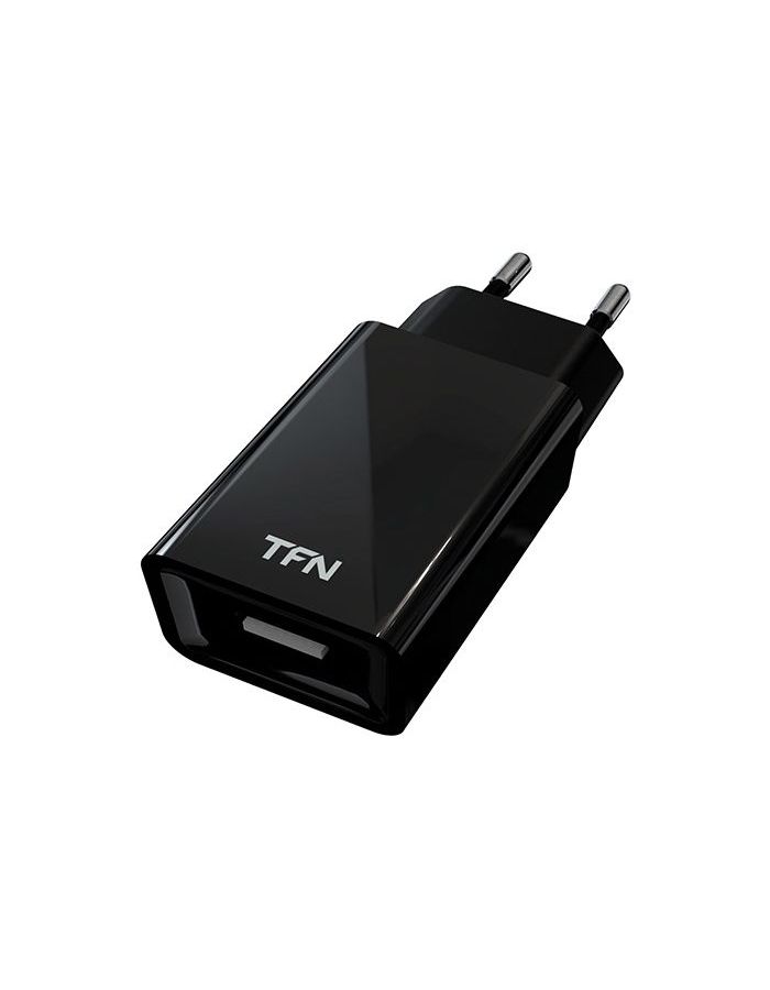 Сетевое зарядное устройство TFN 1A black б/кабеля