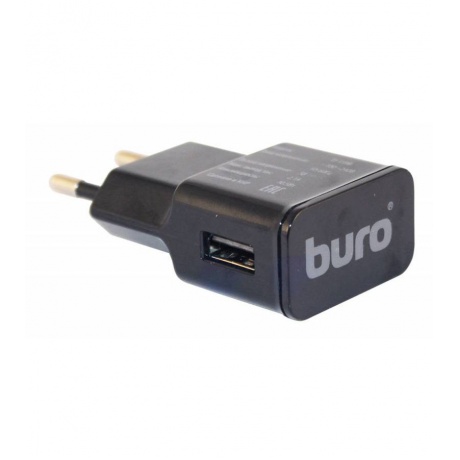 Сетевое зарядное устройство Buro TJ-159b 2.1A черный - фото 4