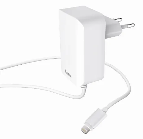 Сетевое зарядное устройство Hama H-178342 2.4A для Apple белый (...