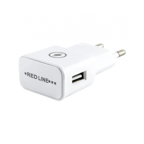 Сетевое зарядное устройство Redline NT-1A 1A + кабель 8 pinn Apple белый (УТ000013626) - фото 1
