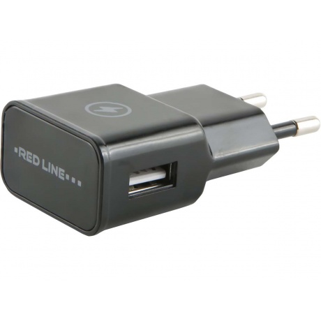 Сетевое зарядное устройство Redline NT-1A 1A + кабель microUSB черный (УТ000013624) - фото 2