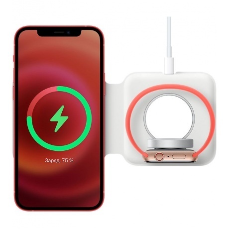 Беспроводное зарядное устройство Apple MagSafe Duo Charger (MHXF3ZE/A) - фото 5