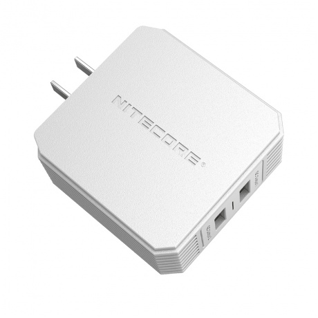 Сетевое зарядное устройство Nitecore UA42Q 2.1A белый (18391) - фото 2