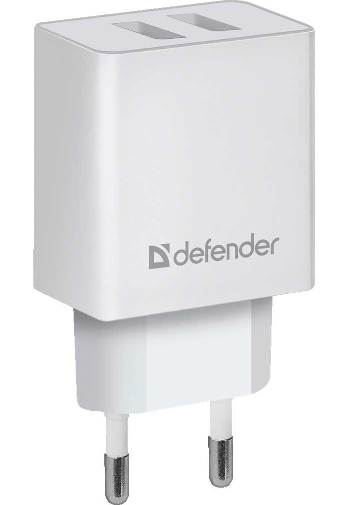 Сетевое зарядное устройство Defender UPA-22 (83580) сетевое зарядное устройство defender upa 101 18 вт черный
