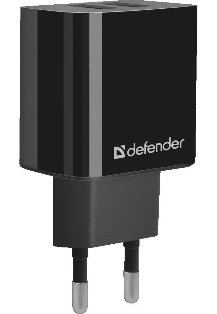 Сетевое зарядное устройство Defender UPC-21 (83581) адаптер питания ibox power cord micro usb usb wkr 7 15 для радаров и комбо устройств